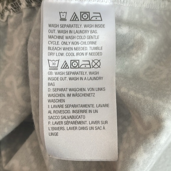 Belle by Kim Gravel Elastic Waist Tie Top Size L - Picture 5 of 6